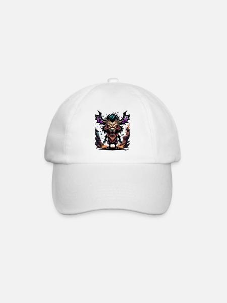 Graffiti Monster - Baseballkappe - Weiß/Weiß