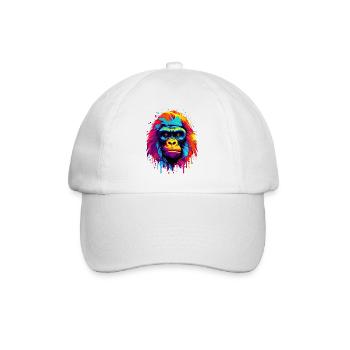 Radiant Spectrum Gorilla - Baseballkappe - Weiß/Weiß - Vorne