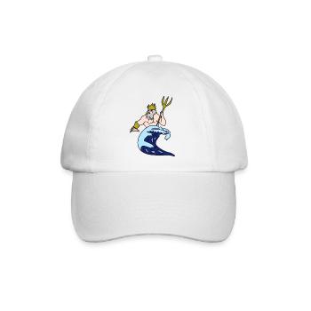 Sternzeichen Wassermann - Baseballkappe - Weiß/Weiß - Vorne
