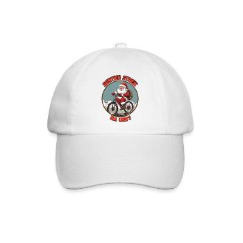 Rentier Streik Santa Bike - Baseballkappe - Weiß/Weiß - Vorne