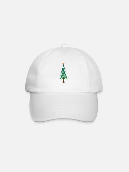 Frohe weihnachten Frohe weihnachten Frohe weihnach - Baseballkappe - Weiß/Weiß