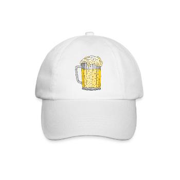 Becher - Baseballkappe - Weiß/Weiß - Vorne