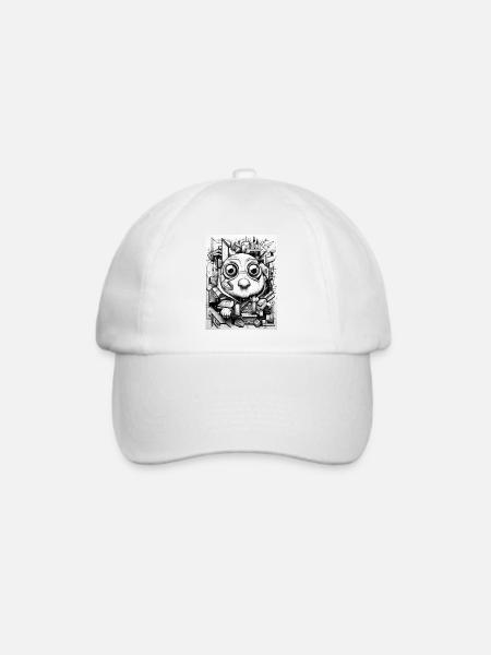 [MB] Mister Look - Baseballkappe - Weiß/Weiß