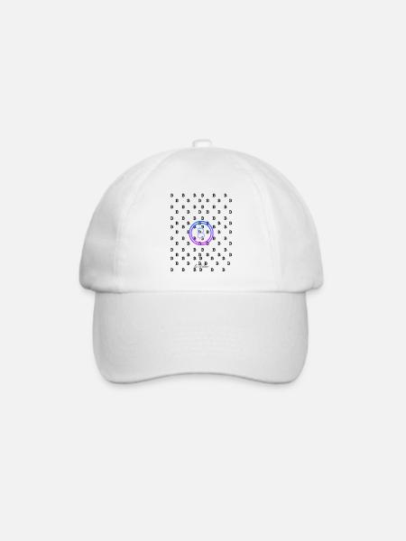 Bitcoin - Baseballkappe - Weiß/Weiß