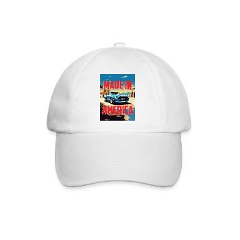 COBRA MADE IN AMERICA - Baseballkappe - Weiß/Weiß - Vorne