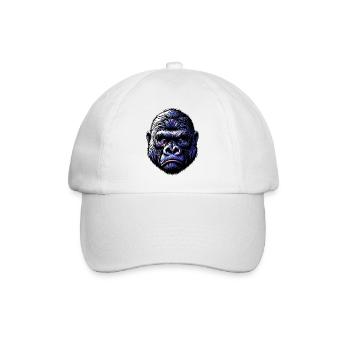 Gorilla - Baseballkappe - Weiß/Weiß - Vorne