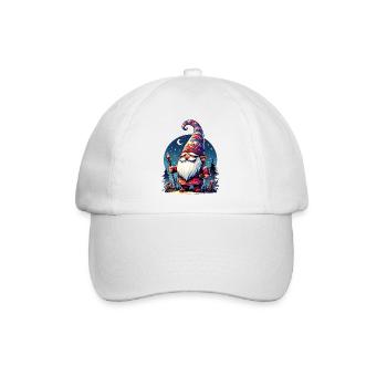 Gnom-Goblin-Elf - Baseballkappe - Weiß/Weiß - Vorne