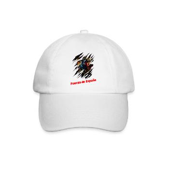Spanien Matador Stierkampf Stier - Baseballkappe - Weiß/Weiß - Vorne