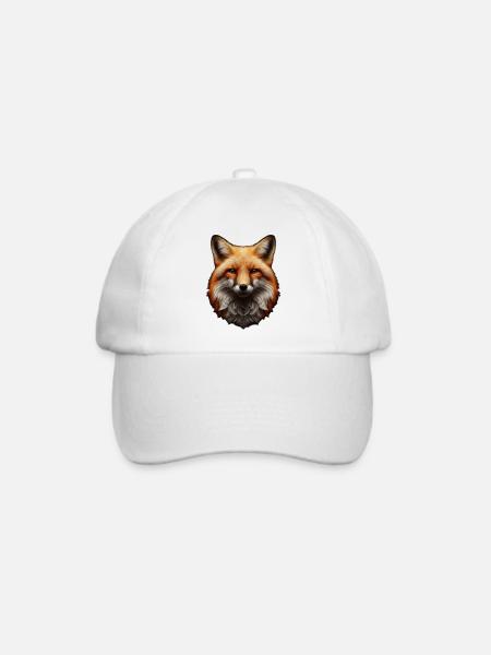 Der Fuchs - Baseballkappe - Weiß/Weiß