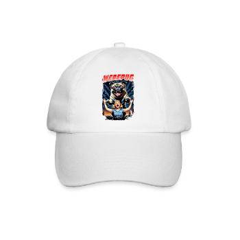 werepug - Baseballkappe - Weiß/Weiß - Vorne