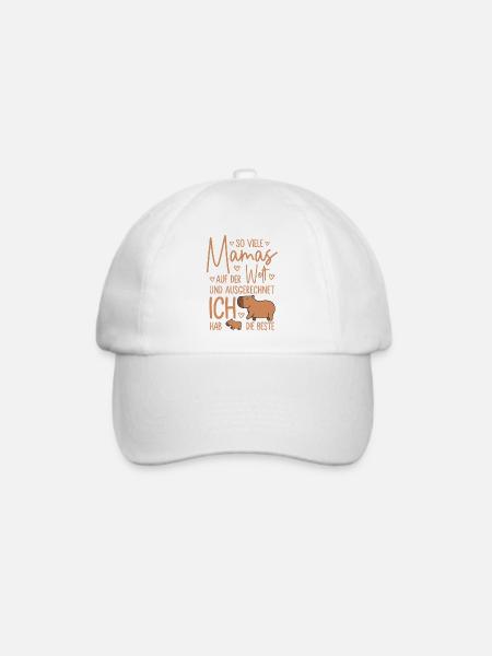 So viele Mamas Beste Mama Baby Muttertag Geschenk - Baseballkappe - Weiß/Weiß