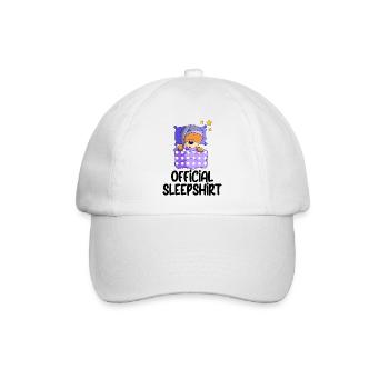 Lustiger Spruch Bild Witzig Humor Geschenkidee - Baseballkappe - Weiß/Weiß - Vorne