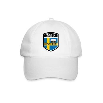 Abschlussfeier 2024 Abiturfeier - Baseballkappe - Weiß/Weiß - Vorne