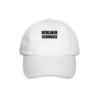 Berlin Souvenir Touristen Hauptstadt Metropole BLN - Baseballkappe - Weiß/Weiß - Vorne