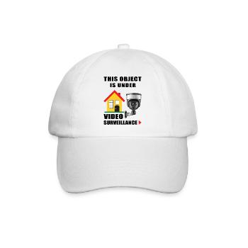 Objekt Überwachung - Baseballkappe - Weiß/Weiß - Vorne