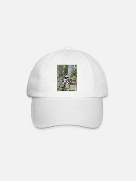 Husky - Baseballkappe - Weiß/Weiß