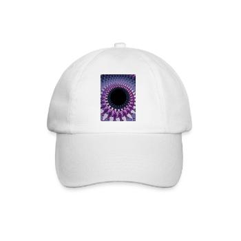 Abstrakt - Baseballkappe - Weiß/Weiß - Vorne