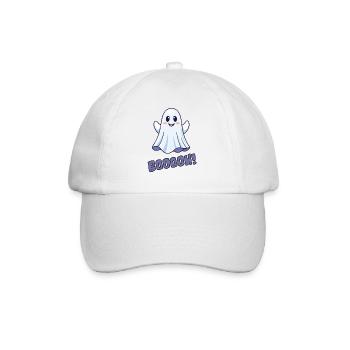 Cute Ghost - Baseballkappe - Weiß/Weiß - Vorne