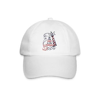 SEI DAS LICHT - Baseballkappe - Weiß/Weiß - Vorne