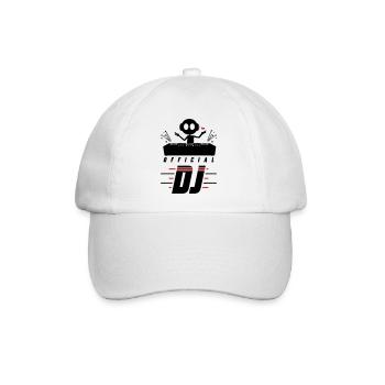 Dj Turntables Festival - Baseballkappe - Weiß/Weiß - Vorne