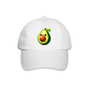 Avocado - Baseballkappe - Weiß/Weiß - Vorne