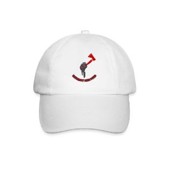 HAST DEIN SCHICKSAL AUSGEBRÜTET - Baseballkappe - Weiß/Weiß - Vorne