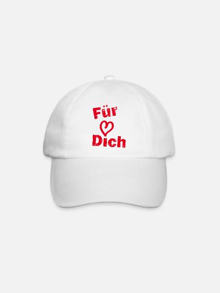 Für Dich - Baseballkappe - Weiß/Weiß