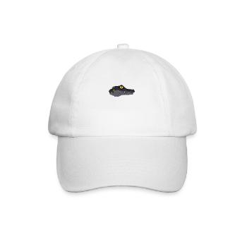 Mächtiger Kaiman - Baseballkappe - Weiß/Weiß - Vorne