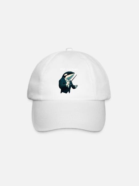 Dirigent - Baseballkappe - Weiß/Weiß
