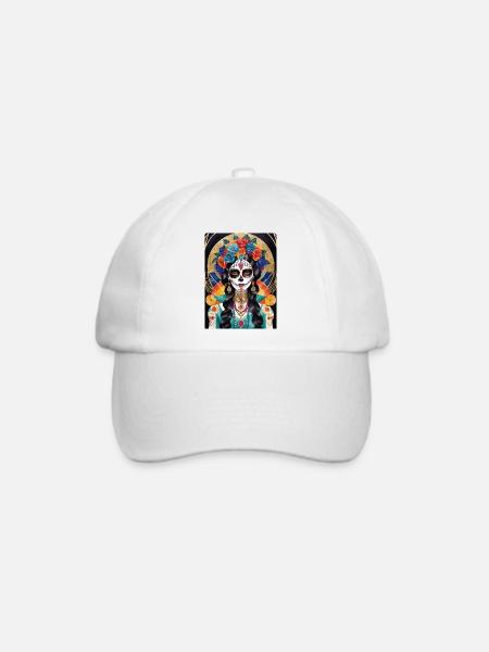 LA CATRINA DELUXE - Baseballkappe - Weiß/Weiß