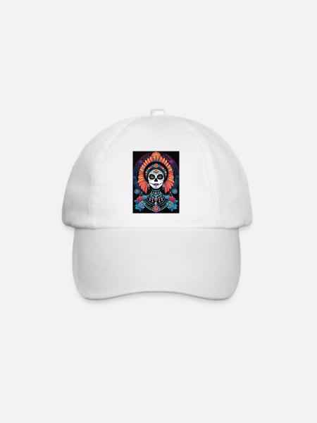 LA CATRINA DELUXE - Baseballkappe - Weiß/Weiß