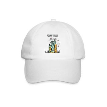 New Yorker Ikone - Baseballkappe - Weiß/Weiß - Vorne