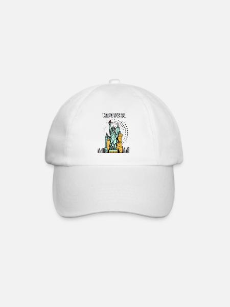 New Yorker Ikone - Baseballkappe - Weiß/Weiß
