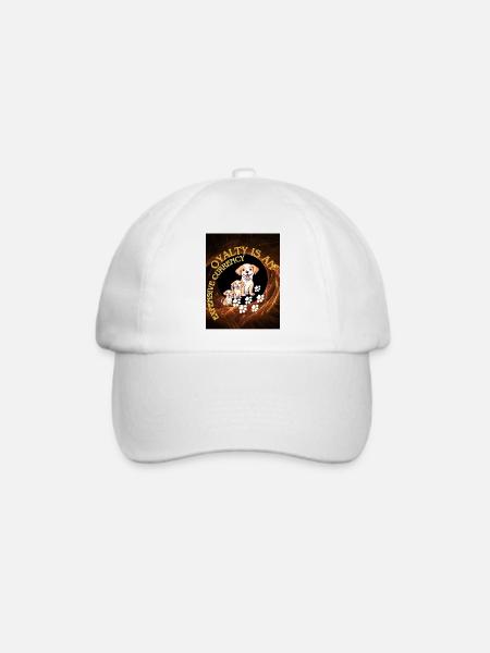 Loyalität ist eine seltene Währung - Baseballkappe - Weiß/Weiß