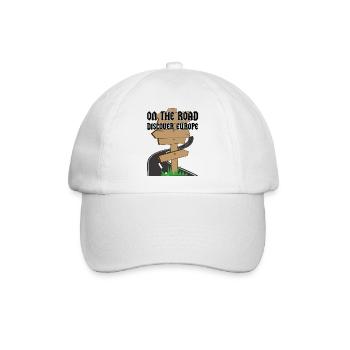 Discover Europe - Baseballkappe - Weiß/Weiß - Vorne
