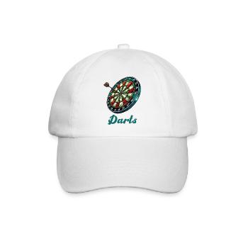 dartscheibe darts - Baseballkappe - Weiß/Weiß - Vorne