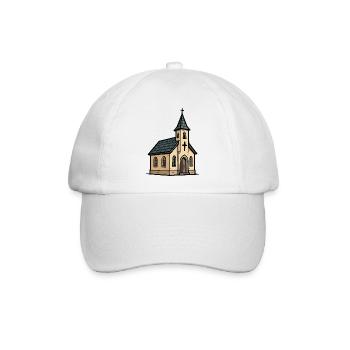 kirche - Baseballkappe - Weiß/Weiß - Vorne