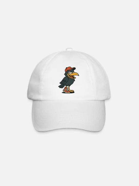 Rabe - Baseballkappe - Weiß/Weiß