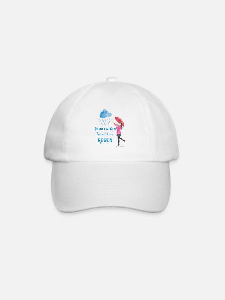 Rain Ryberg – Words to wear - Baseballkappe - Weiß/Weiß