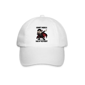 Graf Dabula dabt durch die Nacht - Baseballkappe - Weiß/Weiß - Vorne