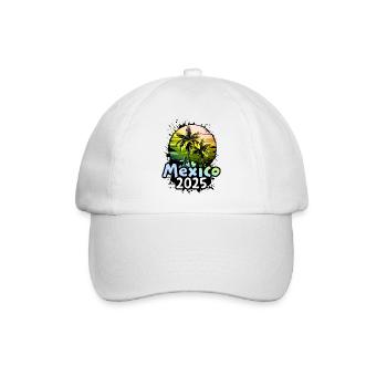 Mexico 2025 - Baseballkappe - Weiß/Weiß - Vorne