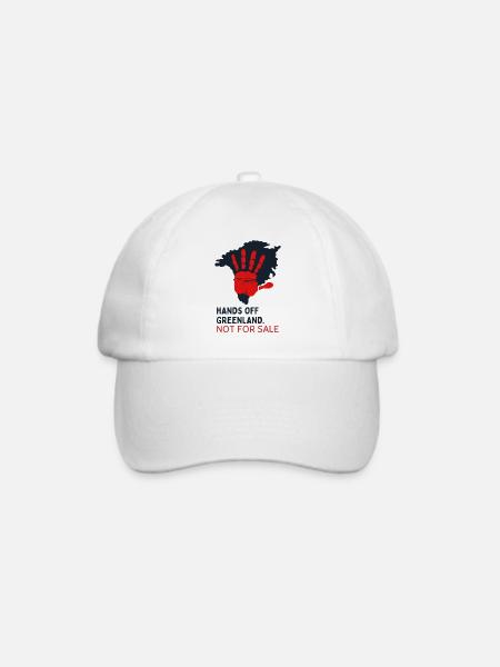 Hände weg von Grönland steht nicht zum Verkauf - Baseballkappe - Weiß/Weiß