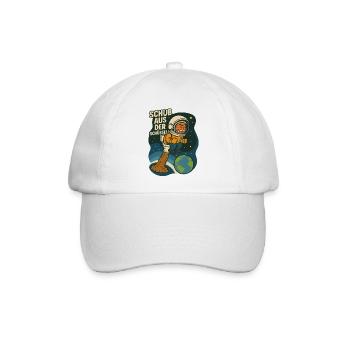 Schub aus der Schüssel Klo Wc Toilette Witzig - Baseballkappe - Weiß/Weiß - Vorne