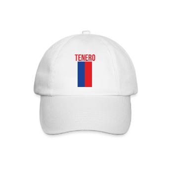 Tenero T-Shirt in Tessiner Farben - Baseballkappe - Weiß/Weiß - Vorne