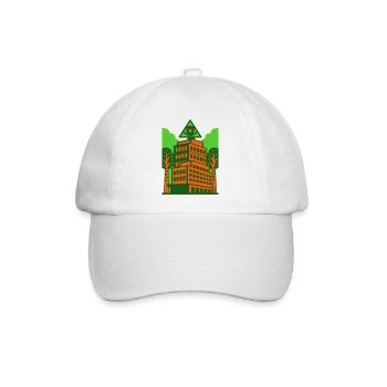 Okkult Architecture Art - Baseballkappe - Weiß/Weiß - Vorne