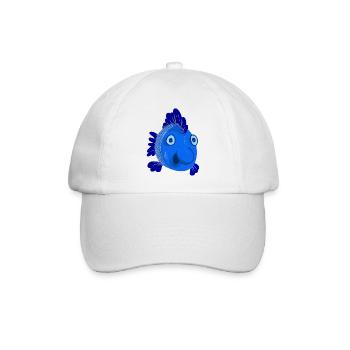 Blue Fish - Baseballkappe - Weiß/Weiß - Vorne