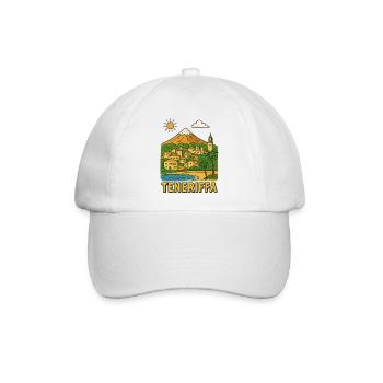 teneriffa - Baseballkappe - Weiß/Weiß - Vorne