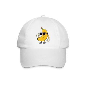 Fanny Chic Brille Daumen hoch - Baseballkappe - Weiß/Weiß - Vorne