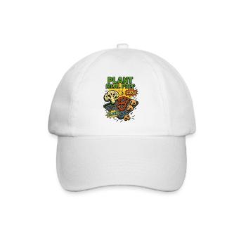 ZUBEREITUNG VON PFLANZENMAHLZEITEN - Baseballkappe - Weiß/Weiß - Vorne