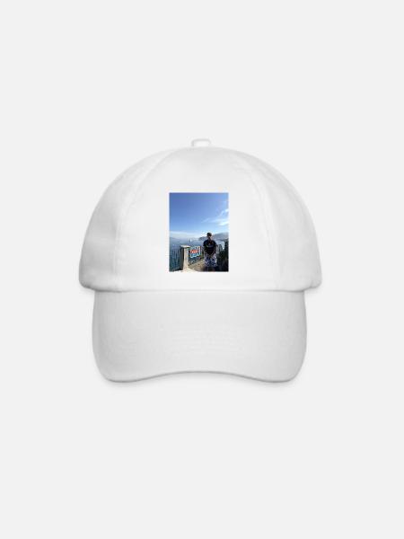 IDGAF-Hemd - Baseballkappe - Weiß/Weiß